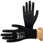 Bare hand sensitive PU women garden gloves PU palm gloves WHOLESALE Polyurethane safety gloves
