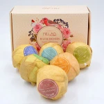 Bath Bombs Gift Set 12 USA made Fizzies,  Dry Skin Moisturize, Perfect for Bubble & Spa Bath  Bombs
