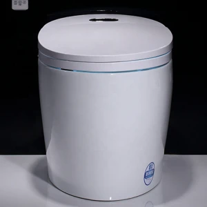 Bathroom accessories hotel modern ceramic intelligent toilet floor mounted siphonic smart toilet