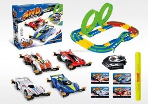 Battery operated 4wd electric car toy Racing Track Car Toy