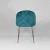 Import BaZhou antique brushed dining room furniture round back dining chair ModernVelvet/fabricdiningroomchair from China