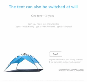 Beach_Shade_Tent  Portable Uv 1 Person Beach Tent  Accordion Beach Tent