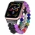 Import Beads watch Strap for iwatch 6, Ladies Charming Beads Watch Bands for Watch 6 Wrist band 22mm steel bracelet for iwatch series 6 from China