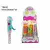 Beauty Plastic Hand Shake Fan Toy With Candy