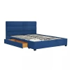 Bedroom Furniture Modern Hotel Bed  King Queen Size Double Bed Base Wood Bed With Drawer