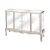 Import Bedroom furniture silver glass mirrored console table from China