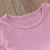 Import Best Selling 2-6 Years Young Girls Comfortable Cotton Knit Top Shirts Children Ruffle Hem Outfit Wear Kids Clothes from China