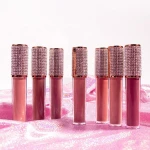 Best Selling Vegan Liquid Lipstick Shimmer Glossy Lipgloss Private Label No Label Lip Gloss Glitter