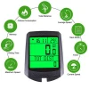 Bicycle Code Table With Five Languages,Odometer Wireless Cycling Computer LCD Backlight Automatic Wake-up Multi-Functions