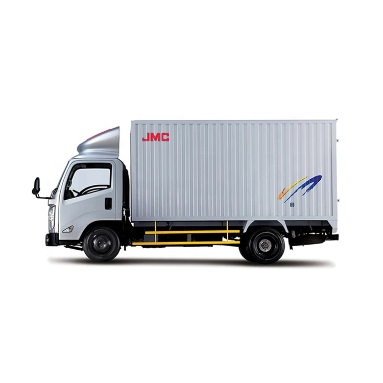 Big space jmc Convey4750 4x2 cheap cargo body/box van truck