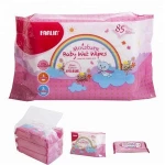 Biokleen Natural biodegradable Organic 80pcs Baby Wet Wipes , no plastic, 100% viscose Super September