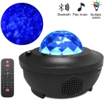 Biumart 7 Days Fast Free Shipping Baby Night Light Projector Music Star Sky Laser Projector with USB Cable and Remote Controller