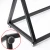 Import Black Clothing Display Stand Rack High Quality Factory Direct Sale Iron Garment Store Display Rack Retail Clothing Shop Fittings from China