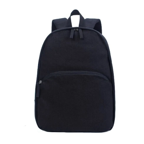 Black color waterproof 16 Oz Canvas material backpacks