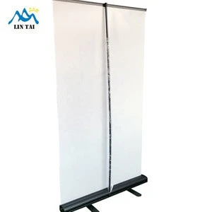 Black roll up banner cassette with scrolling 85 X 200cm