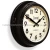 Import black station clock with stand from India