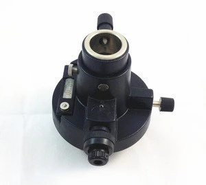 Black Tribrach Adapter With Optical Plummet For Total Stations Prism surveying