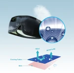 Blue-tooth Sweatproof Sport Sleep Mask Earphones Headphones Wireless Headband Sleep Eye Mask Music Headset