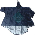 Blue waterproof poncho with sleeves poncho rain jacket Rain Proof rain gear for men breathable cycling jacket polyester jacket