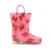 Import Bow pattern children led light up rainboots baby girls waterproof shoes rain boots with handle from China