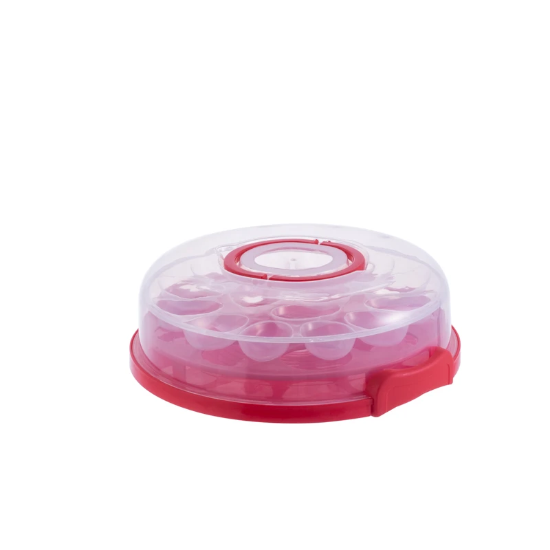 BPA free cake carrier with deviled egg &cupcake inserts
