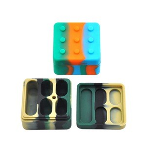 BPA free customized logo shape medical silicone portable medicine pill case travel box storage container
