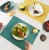 Import BPA Free Heat Resist Non-slip Waterproof Tablemats Kitchen Dinner Mat Silicone Place Mat from China