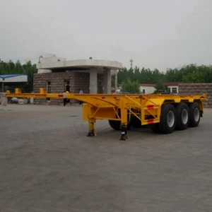 Brand new 3 axles 40 feet flatbed truck trailer made in china