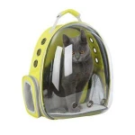 Breathable Small Pet Carrier Bag Portable Outdoor Travel Backpack Capsule Dog Cat Transparent Space Carrying Cage