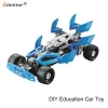 Bricstar 2.4G system 10 in 1 diy education electric car toy, intelligent diy model car toy