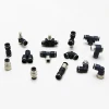 BSP Thread Black Push-in Fittings Pneumatic Machine Products Plastic Pneumatic Tube Fittings