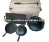 Camping cookware sets Popular durable best cast iron cookware