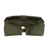 Canvas genuine leather Multi-pocket durable hammer holder adjustable combination use individually waist tool belt bag pouch
