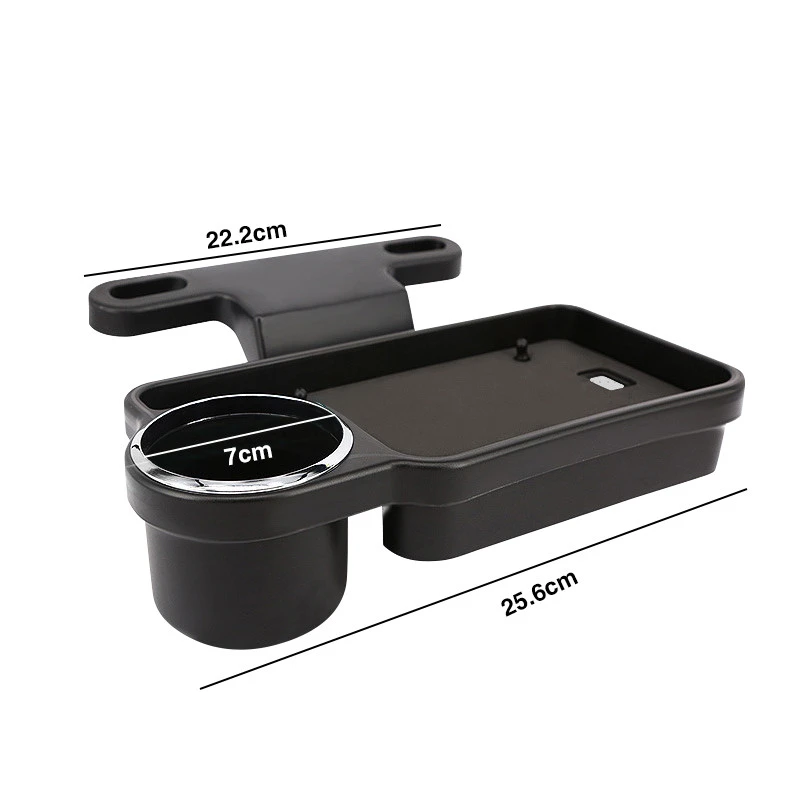 Car Rear Drink Holder Tray Spring Type Water Cup Holder Ashtray Multifunction Mobile Phone Stand Drink Holder