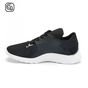 Casual stylish china summer light brand black sneakers sport shoes men