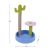 Import Cat Condo Flower Tower Cute Cat Tower Mushroom Cat Tree with Full-Wrapped Sisal Post Scratching Board Spring Ball from China