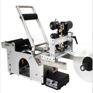 CE Manual Wine Bottle Labeling Machine With Date Printer