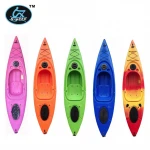 CE-marked cheap plastic rowing&fishing boat for single person