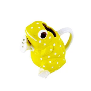 Ceramic frog shaped garden mini watering can