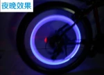 Cheap Bike spoke light Hot sell colorful growing bike car tyre tire valve  firefly led bicycle wheel light