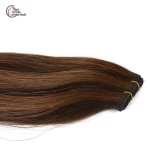 cheap flat remy human hair weave wholesale flat weft