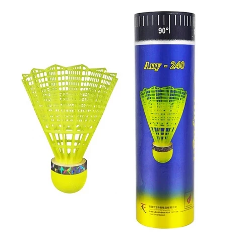 Cheap Manufacturer Badminton Nylon Shuttles Laser Tape OEM Available Nylon Shuttlecock Supplier Nylon Shuttlecocks Badminton