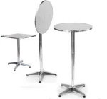 Cheap Outdoor Aluminium Bar Table Round Folding Bar Table