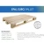 Import Cheap price Euro size stackable wooden pallest EPAL EU CE  wood pallet from Ukraine