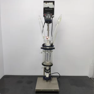 cheap Price Lab Chemical Reactor Manufacturer Jacketed Glass Bioreactor