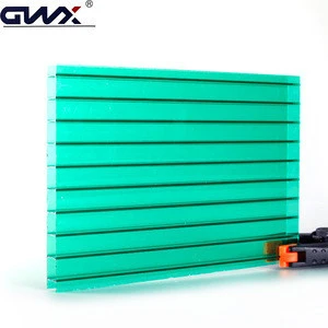Cheap rain protection roofing materials sheet weight polycarbonate hollow sheet
