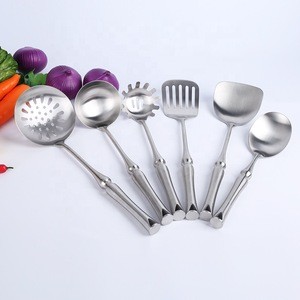 Cheap Steel Kitchen Utensils / Cooking Tool Sets / Food Grade Material Cooking Tools