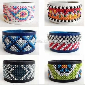 Cheap wholesale needlework handicraft cross- stitch bracelet