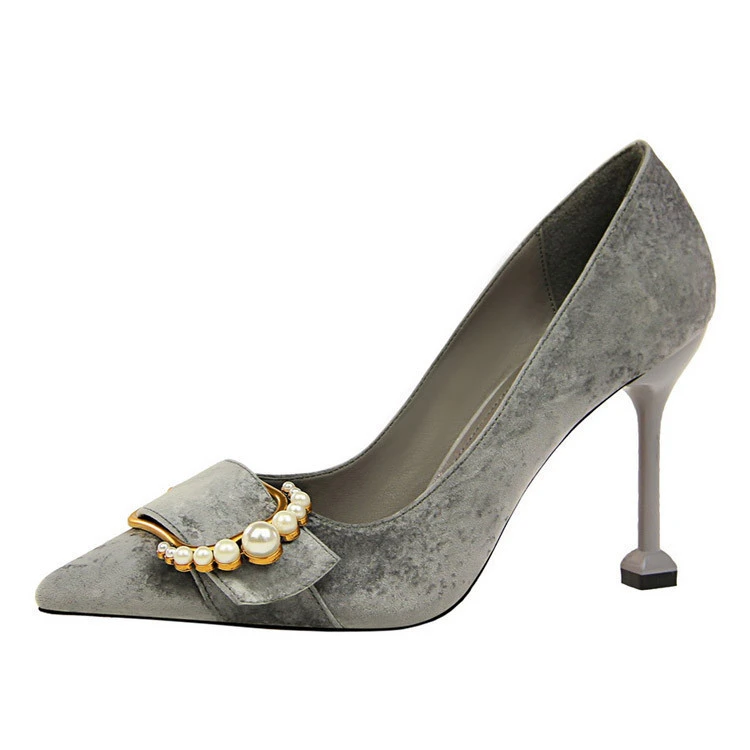 Cheapest factory price women high heels stiletto women&#39; s job shoes