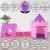 Import Children Children Princess Castle Play Tent Foldable Pop Up Pink Play Tent/House Toy for Indoor &amp; Outdoor Use from China